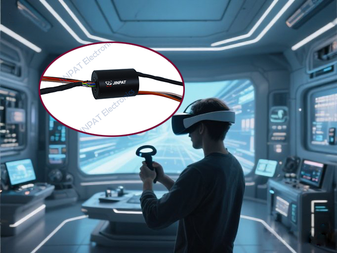 Miniature Slip Ring for VR Systems – High-Fidelity Video Transmission in Extreme Conditions