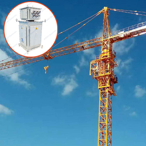 JINPAT high-current slip rings ensure tower cranes can operate regardless of weather conditions.